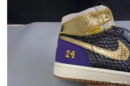  HIGH UNION “MAMBA” AIR BLACK OG PURPLE 1 X JORDAN GOLD 0723